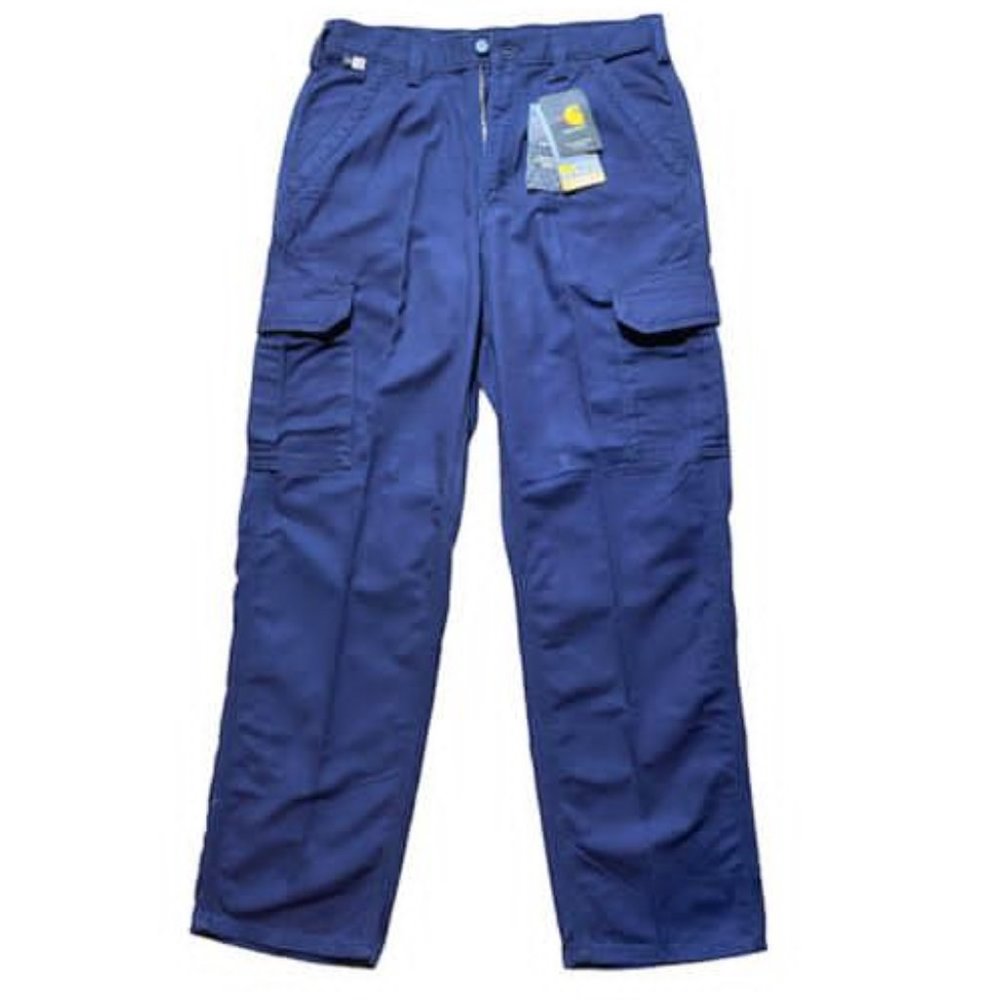 carhartt pantalon de lona resistente al fuego para hombre